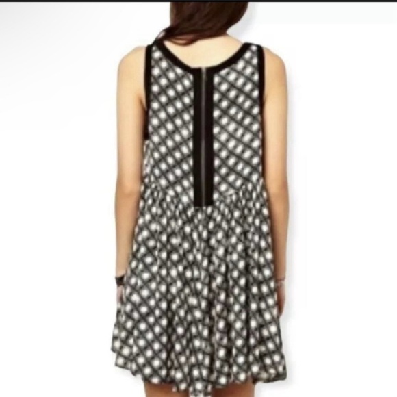 Free People Black and White Sleeveless Tank Top - Picture 3 of 11